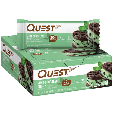 Mint Chocolate Chunk Protein Bars